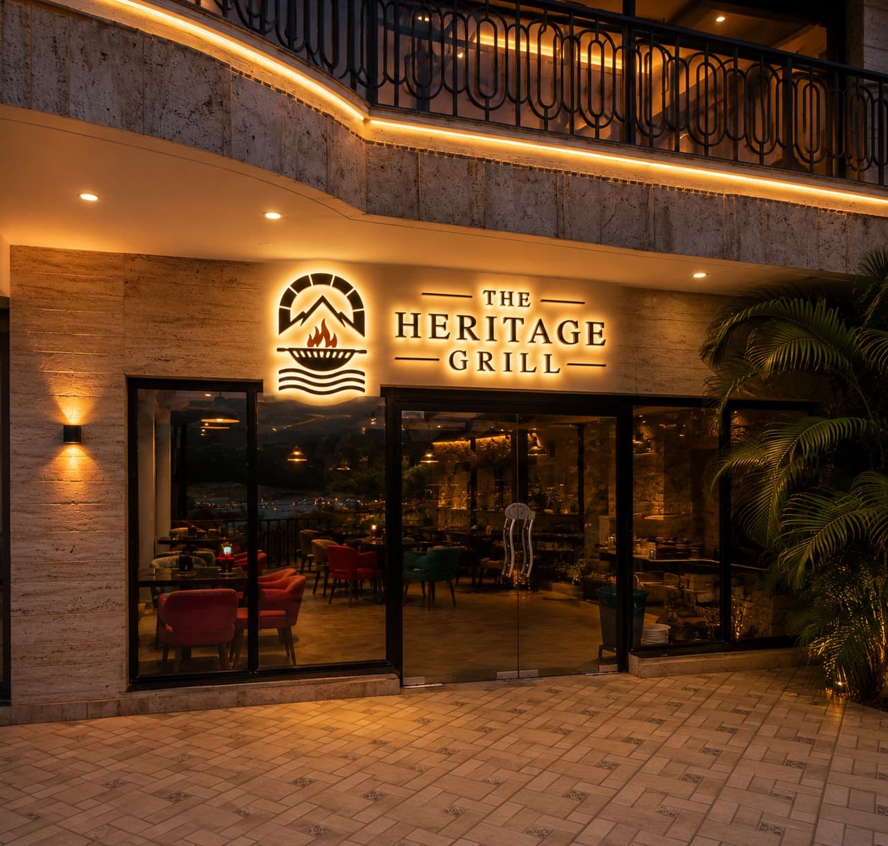 Heritage Grill signage